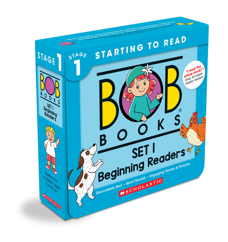 Bob Books - Set 1: Beginning Readers Box Set | Decodable Phonics Books, Ages 4 and up, Kindergarten (Stage 1: Starting to Read)