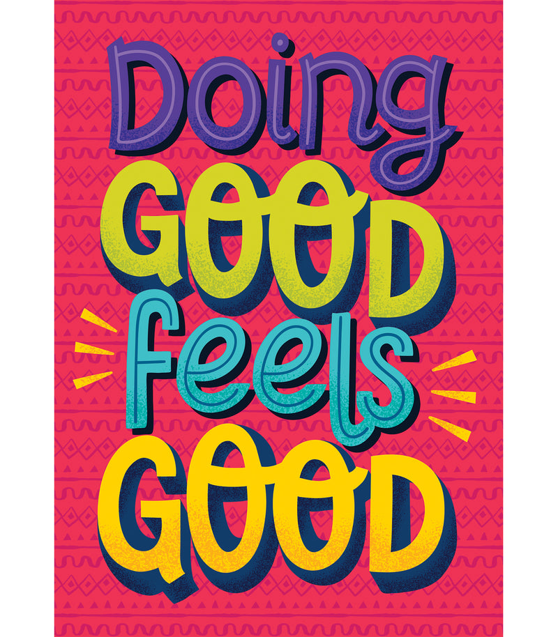 One World Doing Good Feels Good Poster