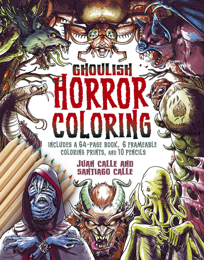 Ghoulish Horror Coloring Kit