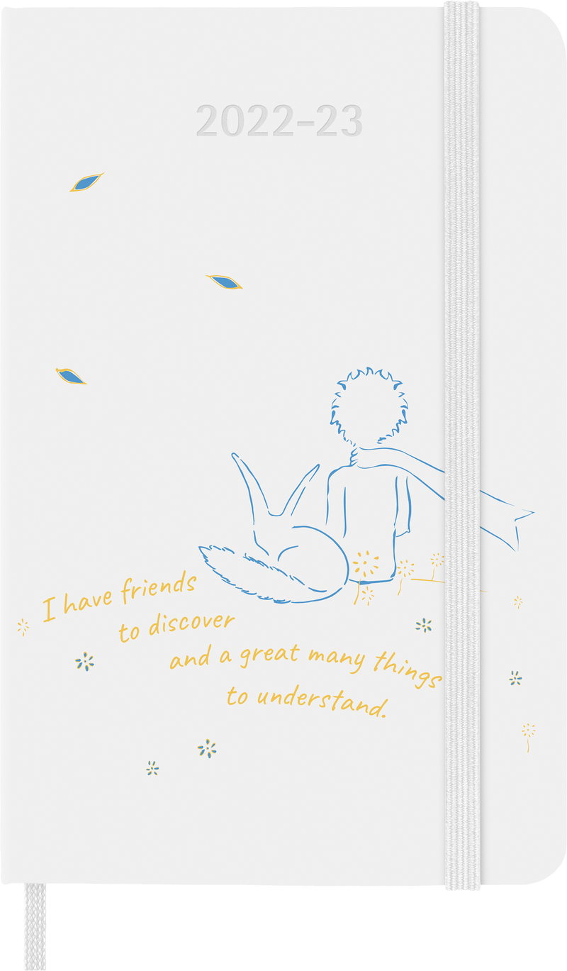 Moleskine Limited Edition 2023 Weekly Notebook Planner Petit Prince, 18M, Pocket, Fox, Hard Cover (3.5 x 5.5)