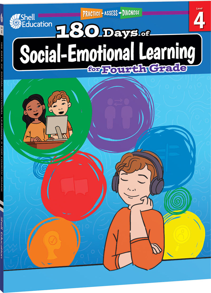 180 Days: Social-Emotional Learning for Fourth Grade: Practice, Assess, Diagnose