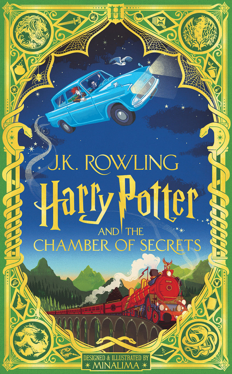Harry Potter and the Chamber of Secrets (Harry Potter, Book 2) (MinaLima Edition) (Interactive Illustrated Edition)