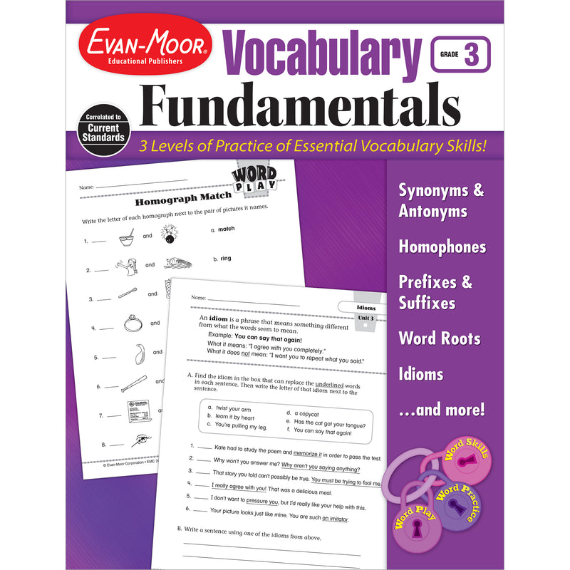 Vocabulary Fundamentals, Grade 3
