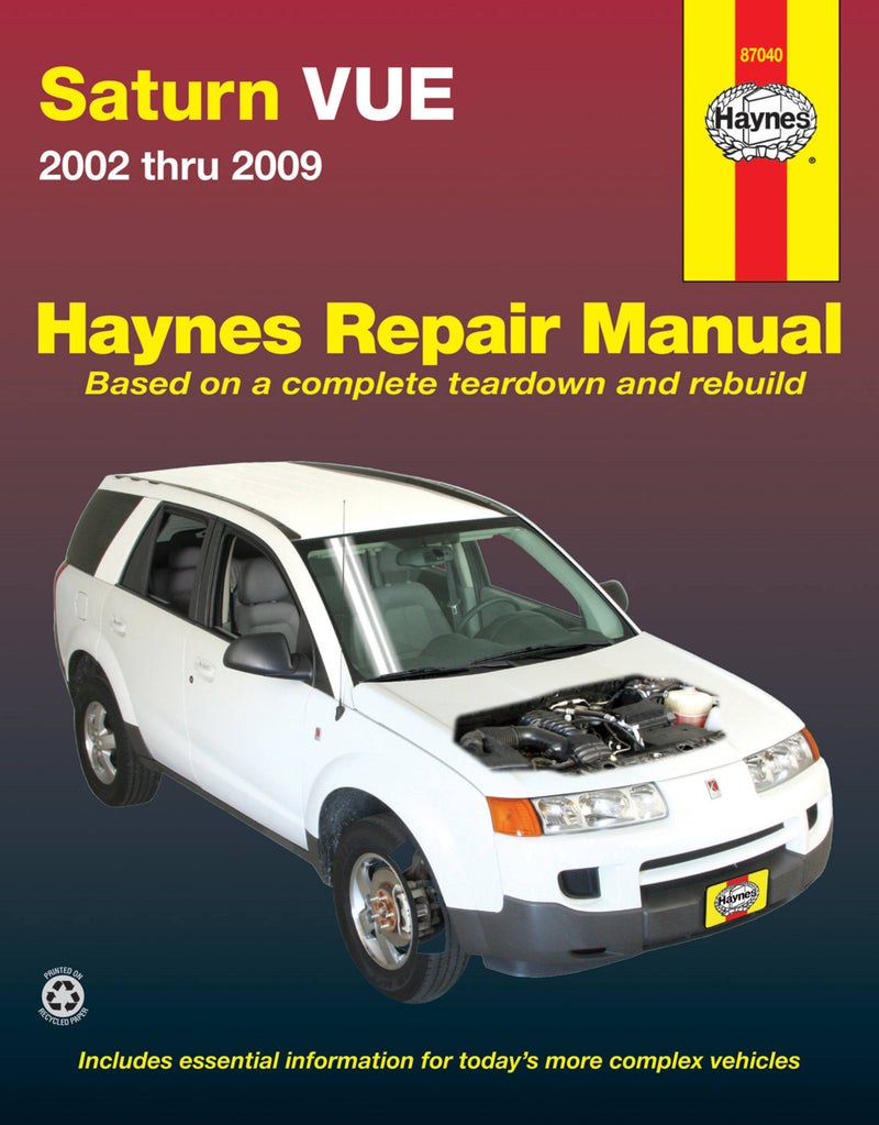 Saturn Vue 2002 thru 2009