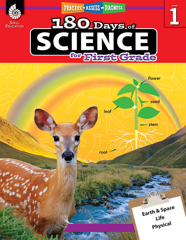 180 Days: Science for First Grade: Practice, Assess, Diagnose