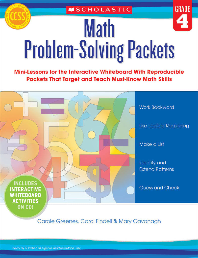 Math Problem-Solving Packets: Grade 4