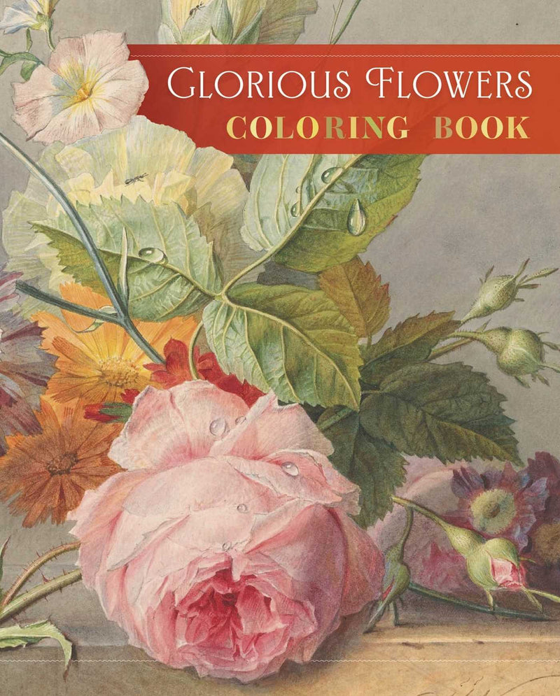 Glorious Flowers Coloring Book