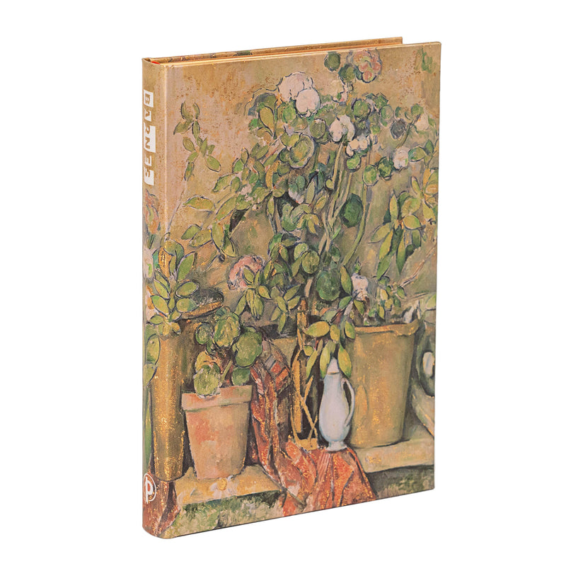 Cezanne's Terracotta Pots and Flowers Mini Unlined Hardcover Journal, 176pg, 85GSM, The Barnes Collection by Paperblanks (Cezanne's Terracotta Pots and Flowers)