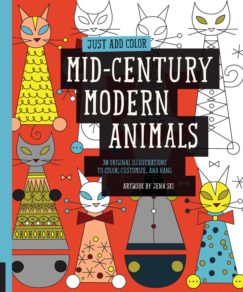 Just Add Color: Mid-Century Modern Animals