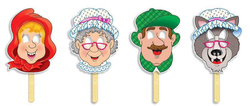 Little Red Riding Hood Fairy Tale Masks with Easy-to-Read Play!
