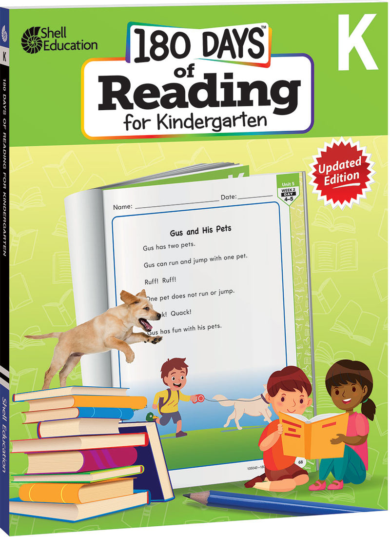 180 Days: Reading for Kindergarten, 2nd Edition: Practice, Assess, Diagnose