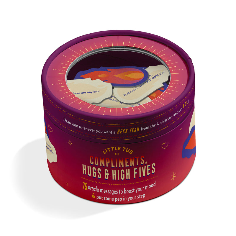 Little Tub of Compliments, Hugs & High Fives