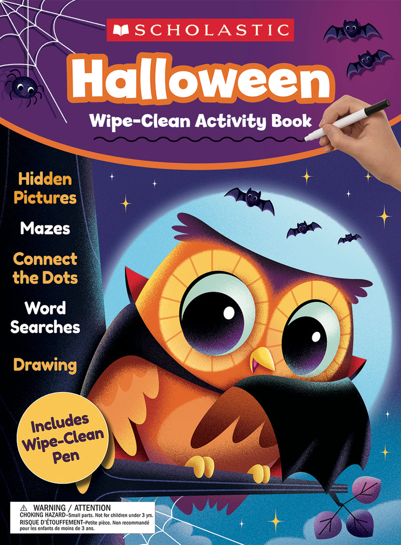 Halloween Wipe-Clean Activity Book