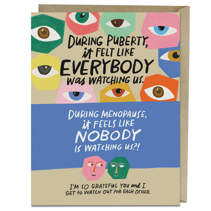 Watch Out for Each Other Menopause Card