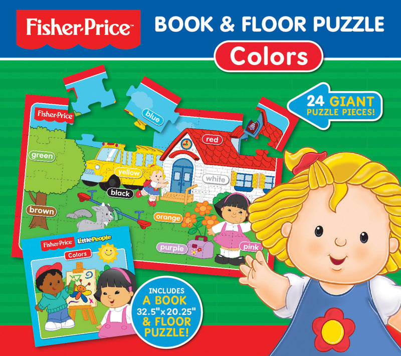 Fisher-Price Book & Floor Puzzle: Colors