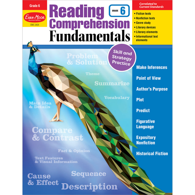 Reading Comprehension Fundamentals, Grade 6