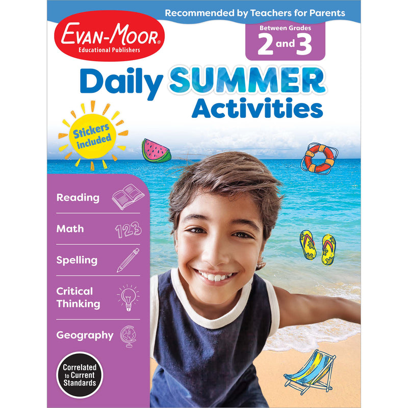 Daily Summer Activities Moving From 2Nd To 3Rd Gr