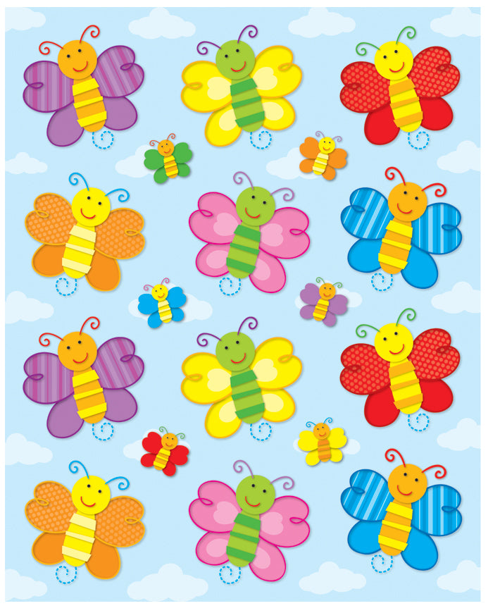 Butterflies Shape Stickers