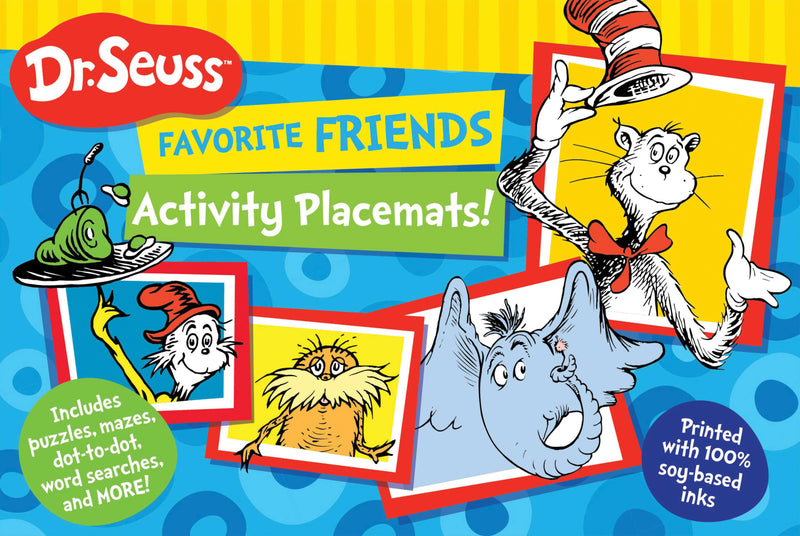 Dr. Seuss Favorite Friends Activity Placemats!