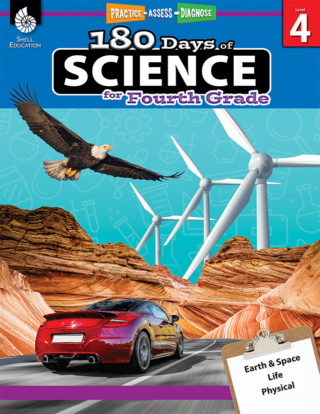 180 Days: Science for Fourth Grade: Practice, Assess, Diagnose