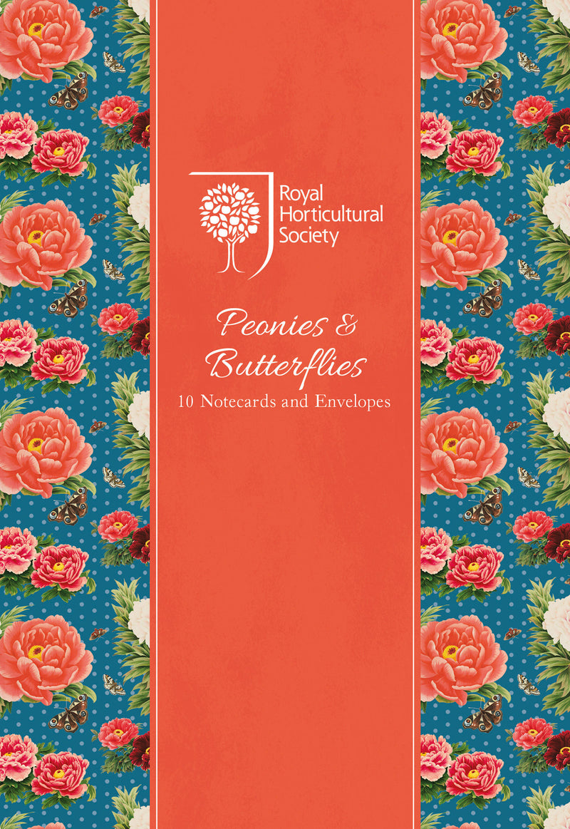 RHS Peonies and Butterflies Notecard Wallet