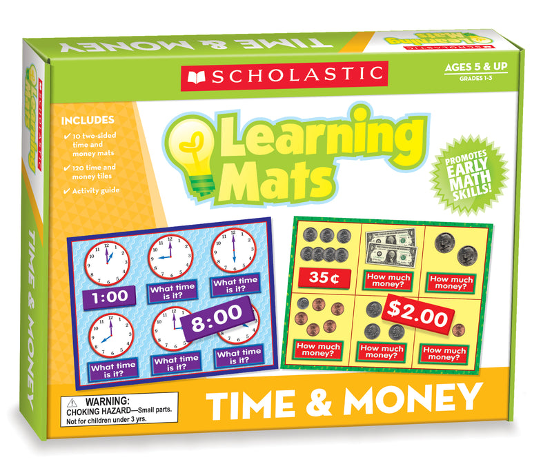 Time & Money Learning Mats