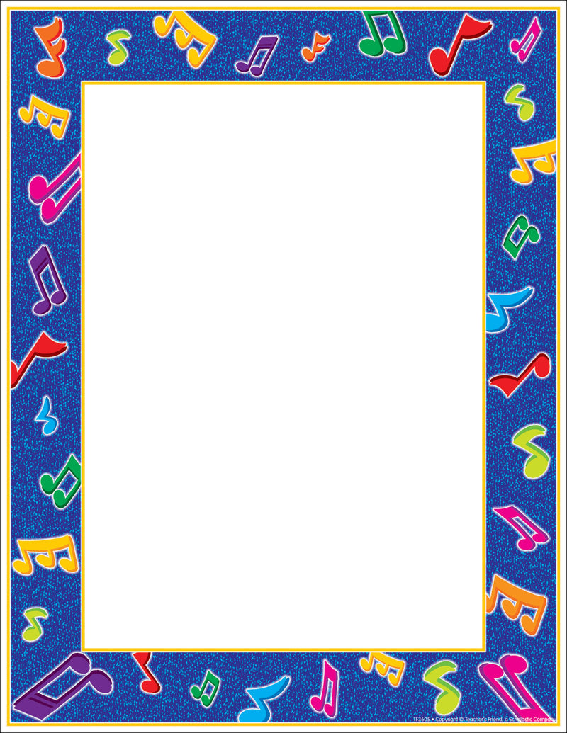 Musical Notes Printer Paper