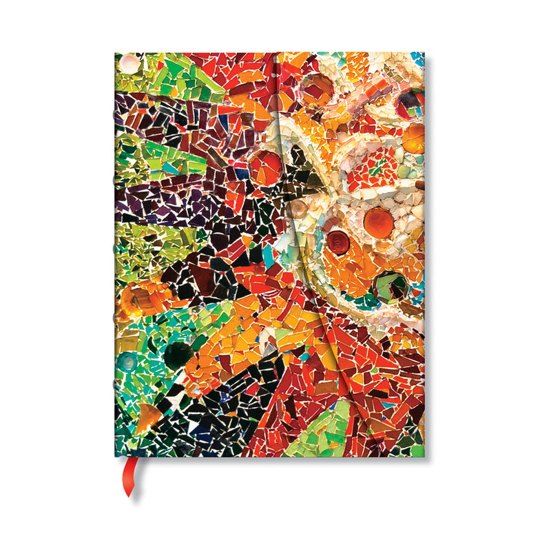 Gaudi's Sun Mini Lined Hardcover Journal, 176pg, 85GSM, Antoni Gaudi Collection by Paperblanks (Gaudi's Mosaics)