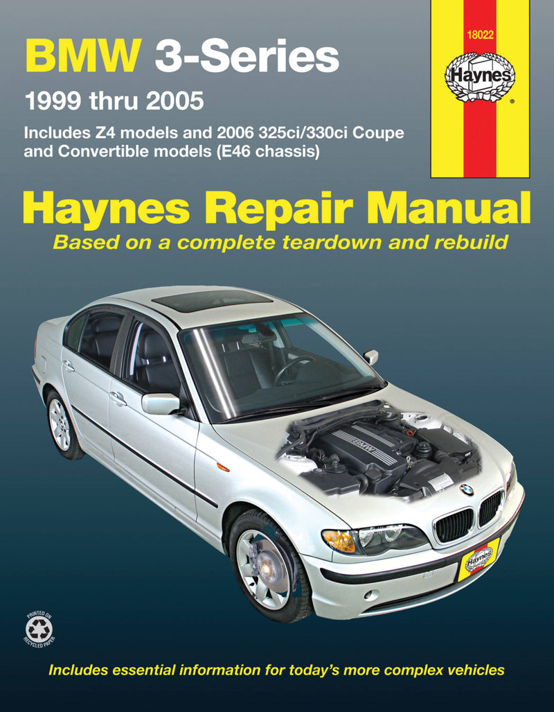 BMW 3-Series 1999-2005 Haynes Repair Manual
