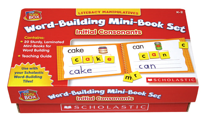 Little Red Tool Box: Word-Building Mini-Book Set: Initial Consonants
