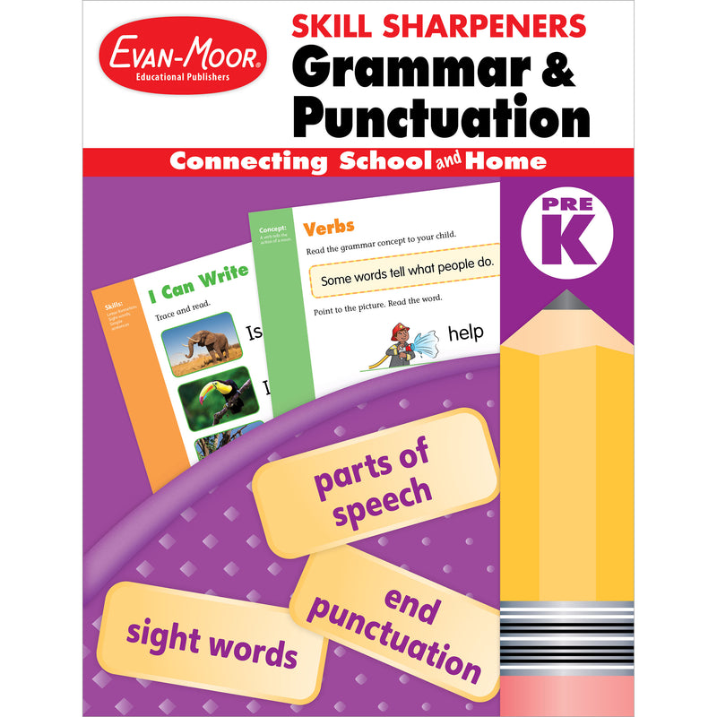 Skill Sharpeners: Grammar And Punctuation, Grade Prek