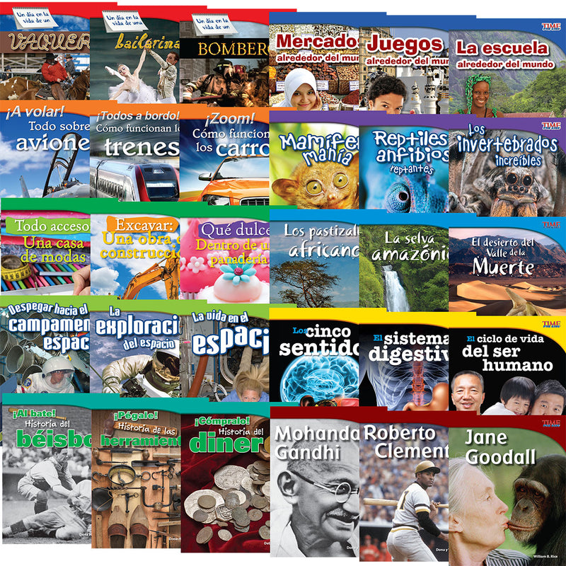 TIME FOR KIDS® Informational Text Grade 3 Spanish Readers 30-Book Set