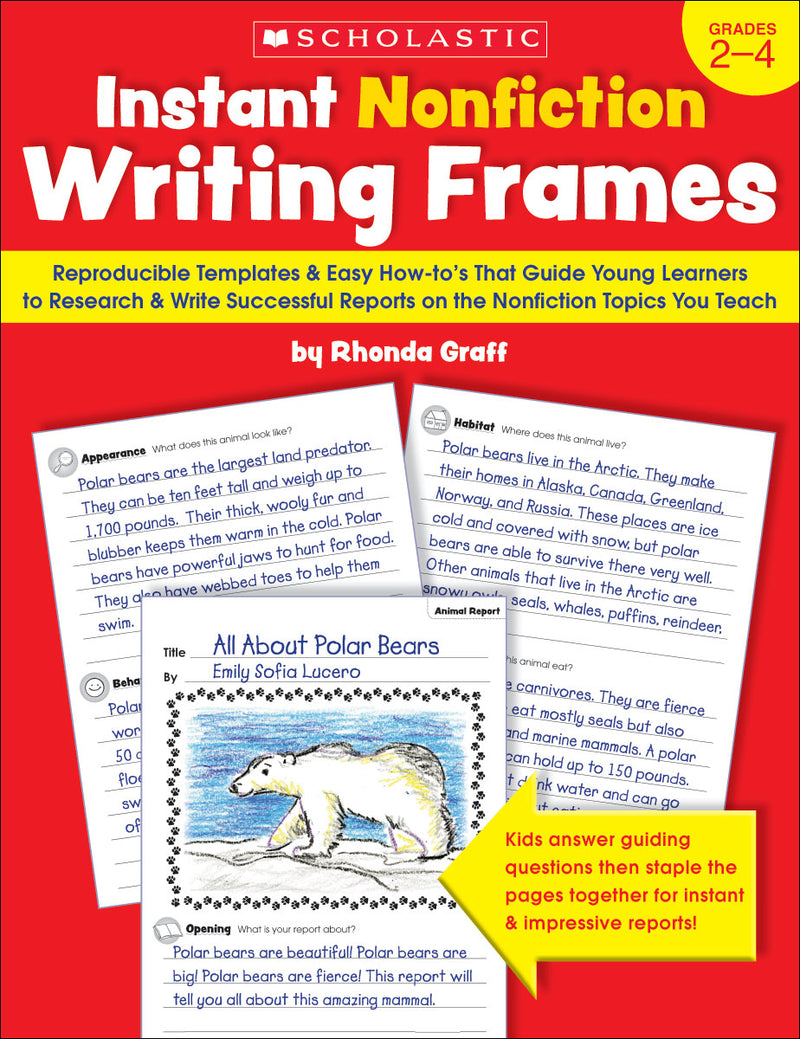 Instant Nonfiction Writing Frames