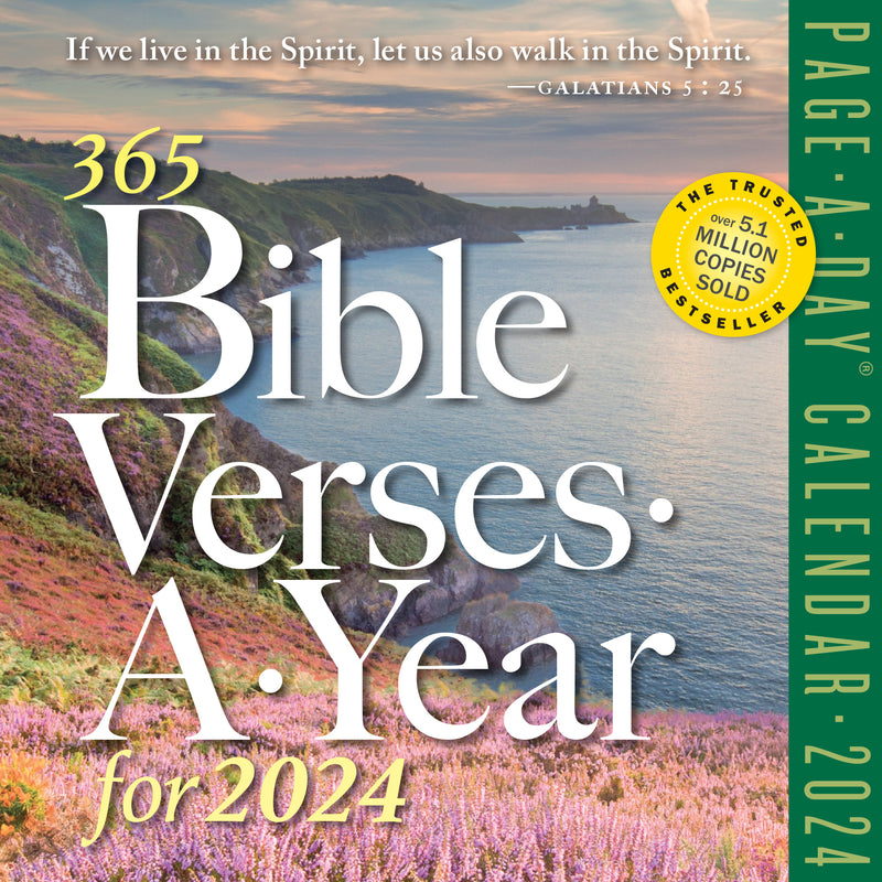 365 Bible Verses-A-Year for 2024 Page-A-Day Calendar