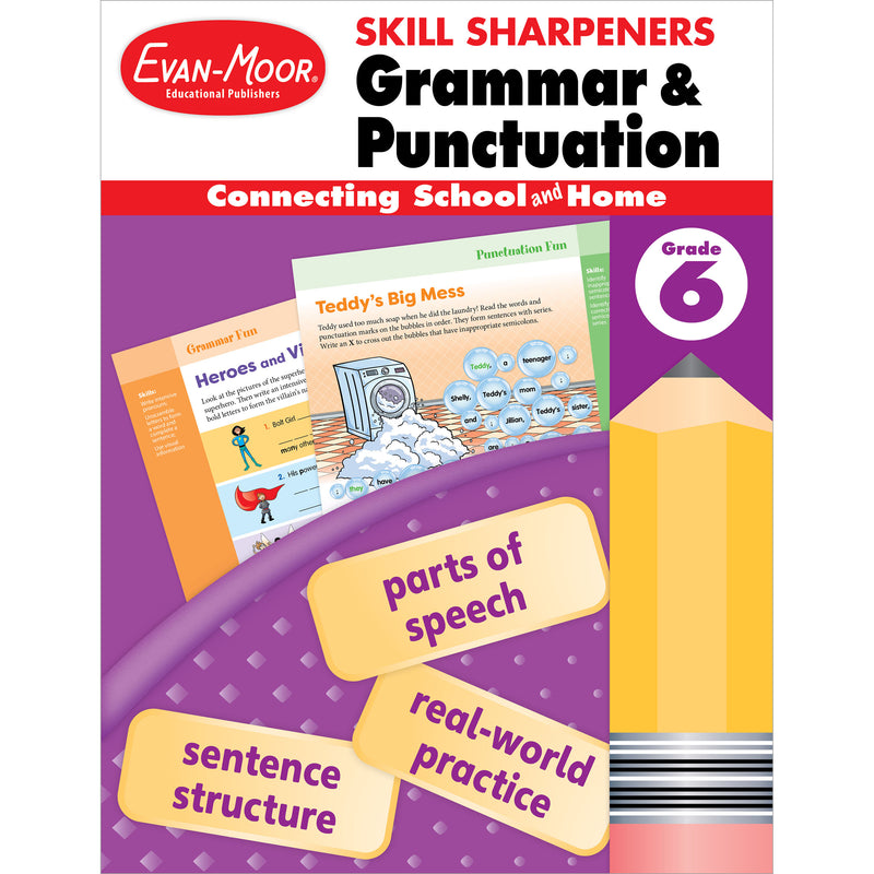 Skill Sharpeners: Grammar And Punctuation, Grade 6