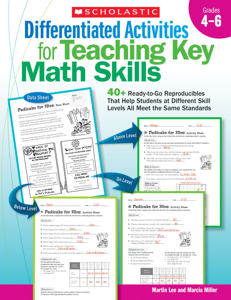 Differentiated Activities for Teaching Key Math Skills: Grades 4–6