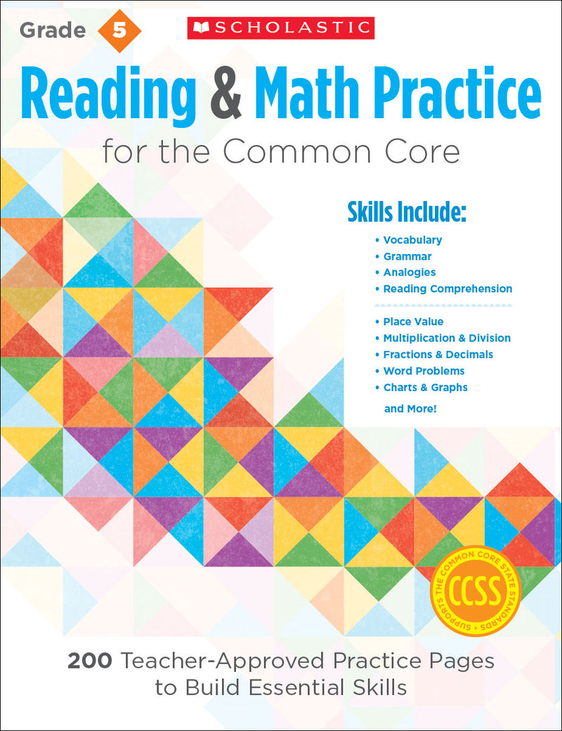 Reading & Math Practice: Grade 5