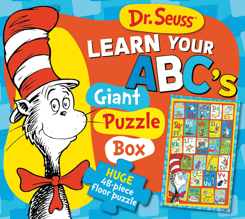 Dr. Seuss Learn Your ABC's Giant Puzzle Box
