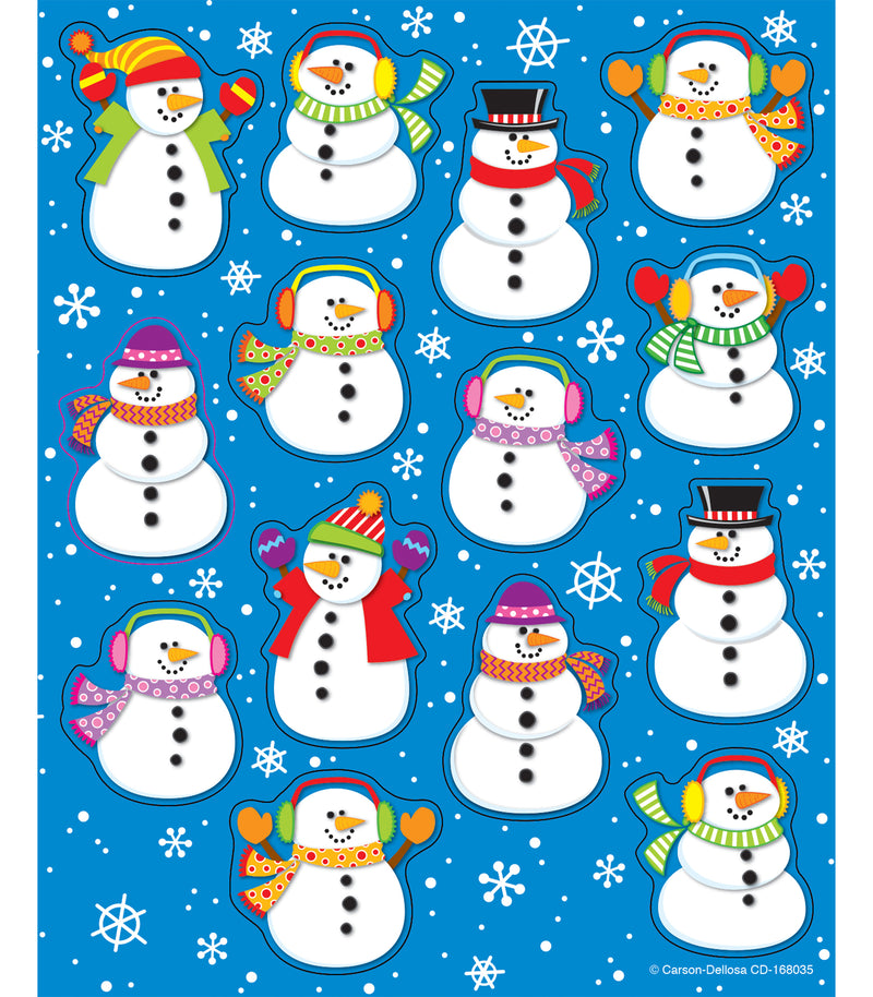 Snowmen Shape Stickers