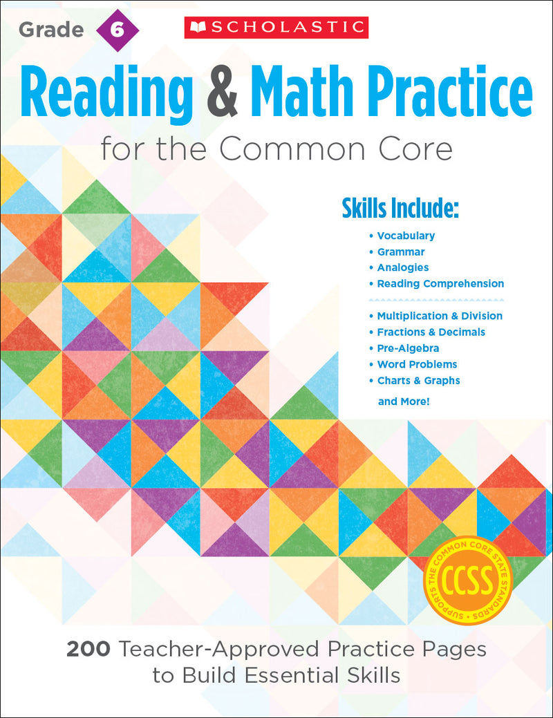 Reading & Math Practice: Grade 6