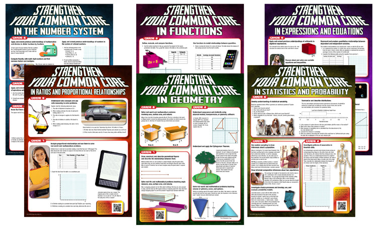 Strengthening Your Common Core in Mathematics Chart Set