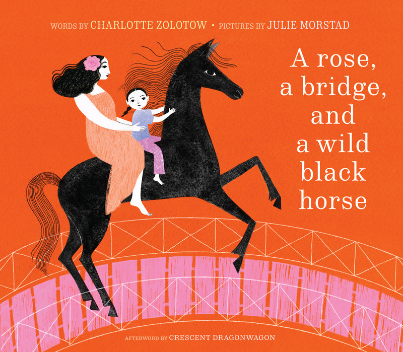 Rose A Bridge & A Wild Black Horse