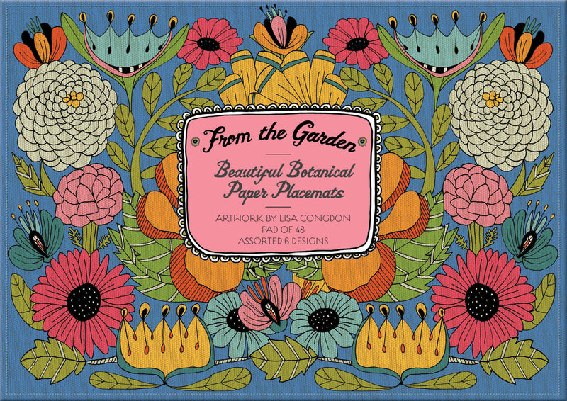 From the Garden - Beautiful Botanical Paper Placemats
