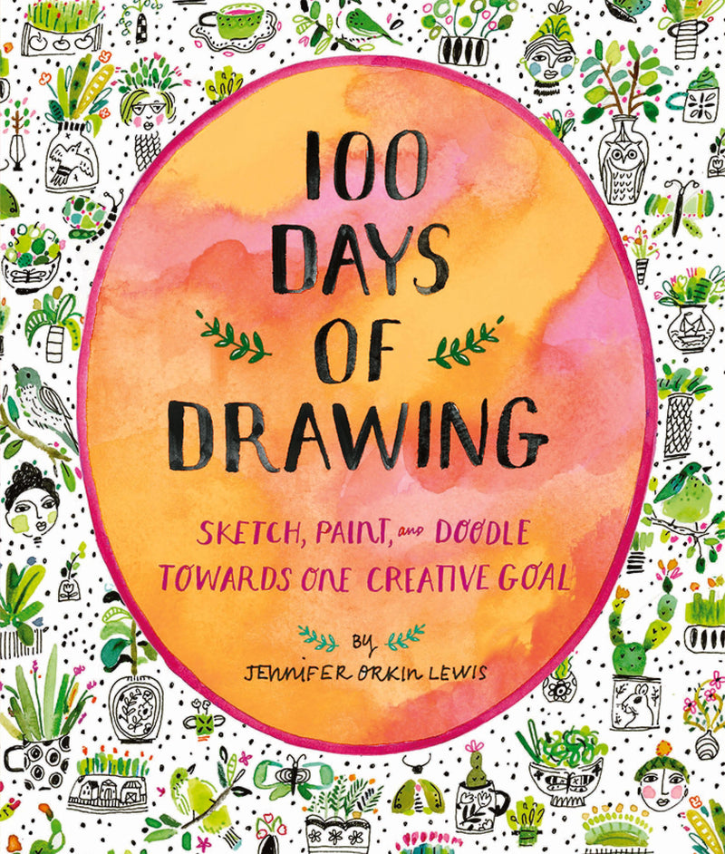 100 Days Of Drawing Guided Sketchbook