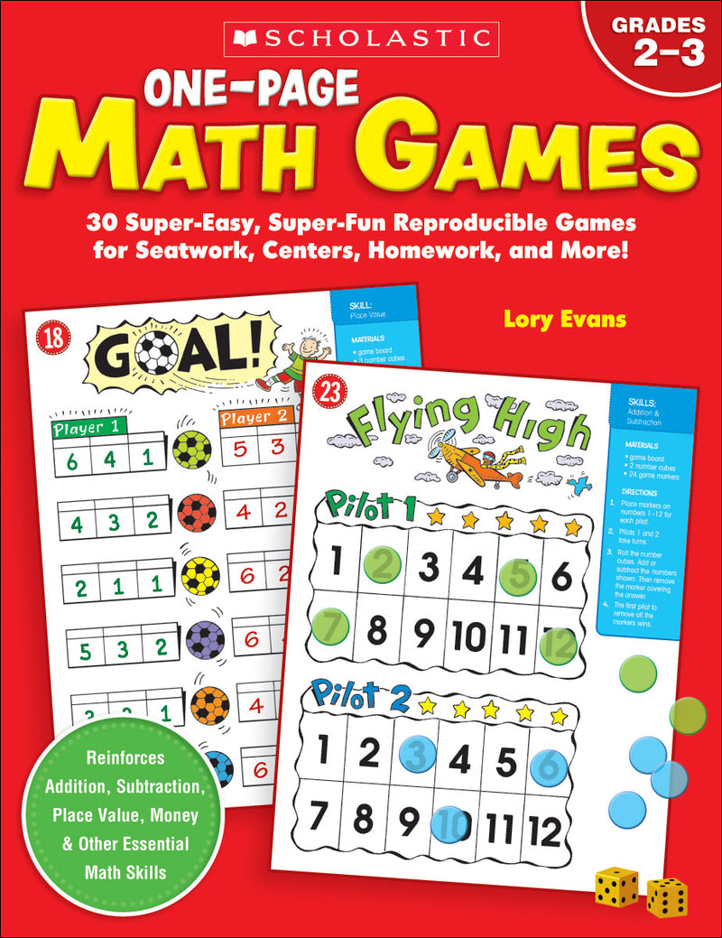 One-Page Math Games