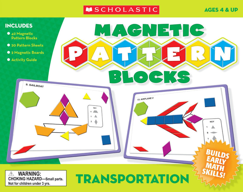 Transportation Magnetic Pattern Blocks