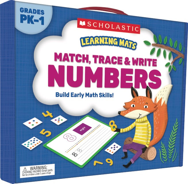 Learning Mats: Match, Trace & Write: Numbers