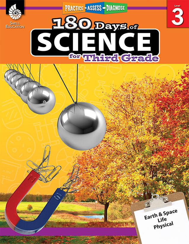 180 Days: Science for Third Grade: Practice, Assess, Diagnose