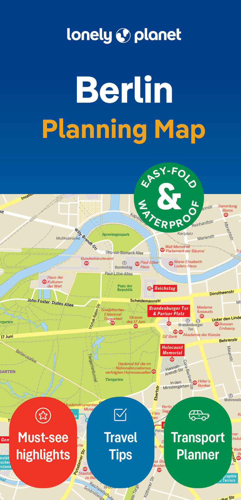 Lonely Planet Berlin City Map