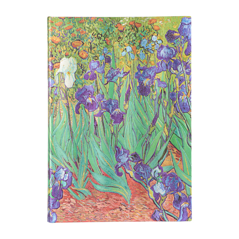 Van Gogh's Irises Grande Hardcover Sketchbook, 112pg, 200GSM, The J. Paul Getty Museum Collection by Paperblanks (Van Gogh's Irises)